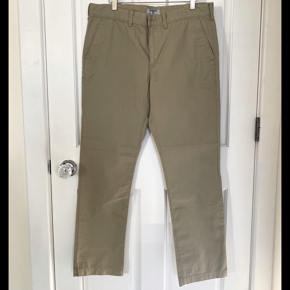 Express khaki casual dress pants